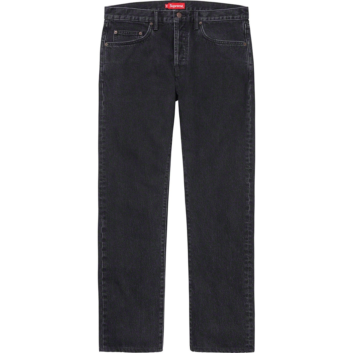 Stone Washed Black Slim Jean view 2